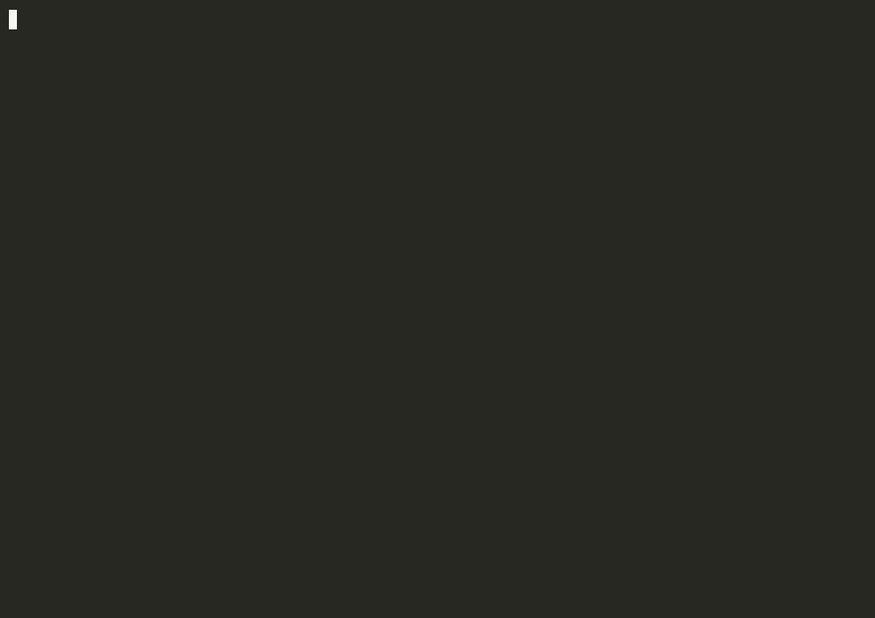 A terminal running astryx init